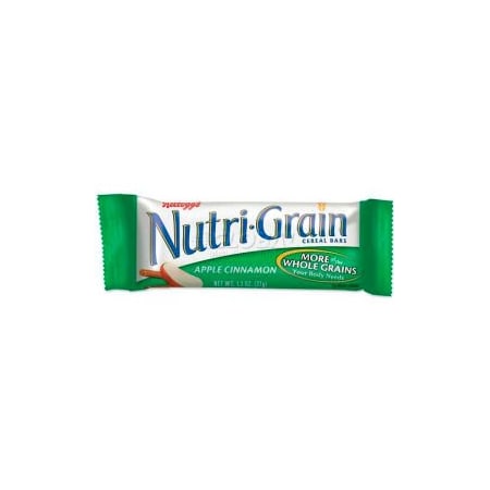 Kelloggs Kelloggs Nutrigrain Cereal Bars, Apple-Cinnamon, 1.3 Oz, 16/Box KEB35645